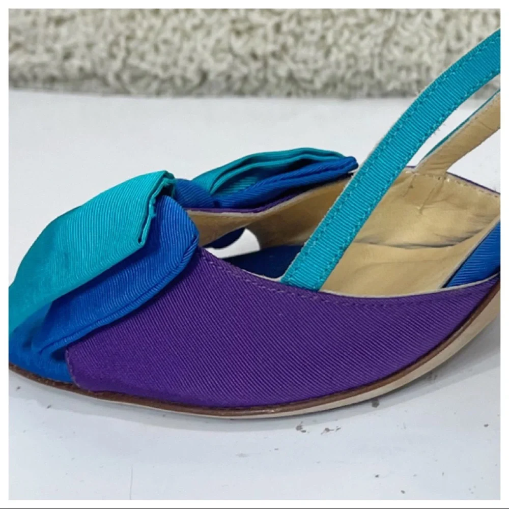 Kate Spade 'Stella' Slingback Heels EUC